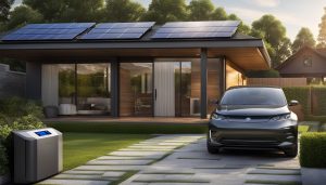 Thuisbatterij zonne-energieopslag
